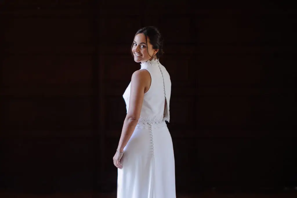 Novia en Torre del Pi finca de bodas de Barcelona