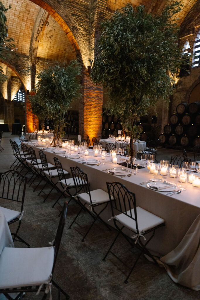 Boda en Caves Codorniu