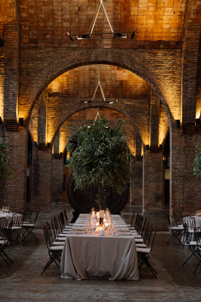Boda en Caves Codorniu