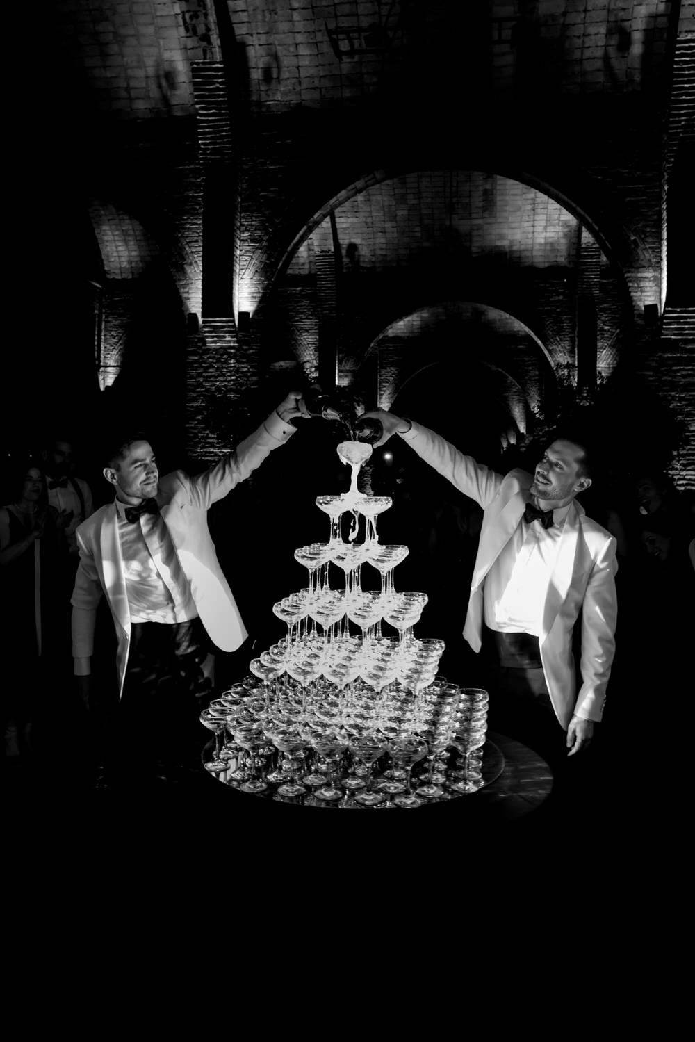 Boda en Caves Codorniu