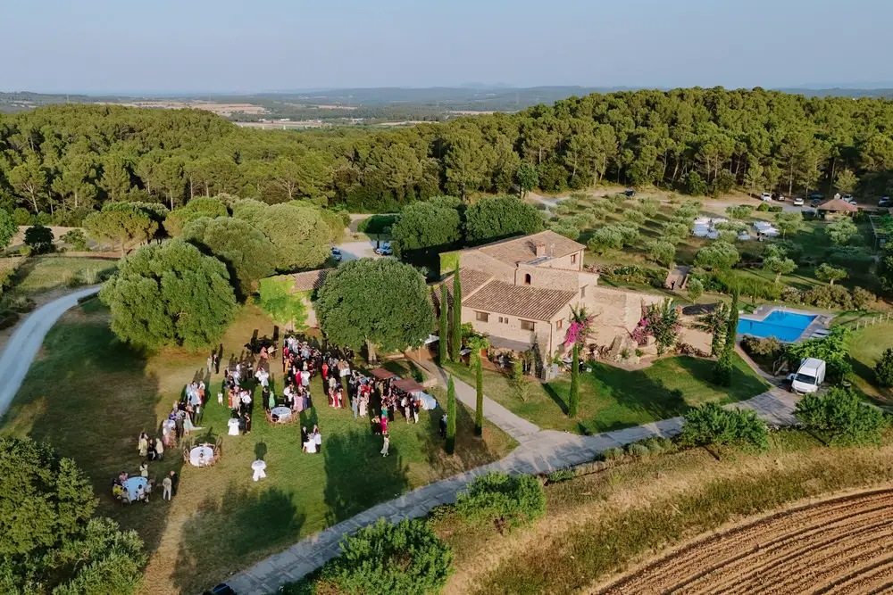 Mas Terrats finca de bodas en Girona