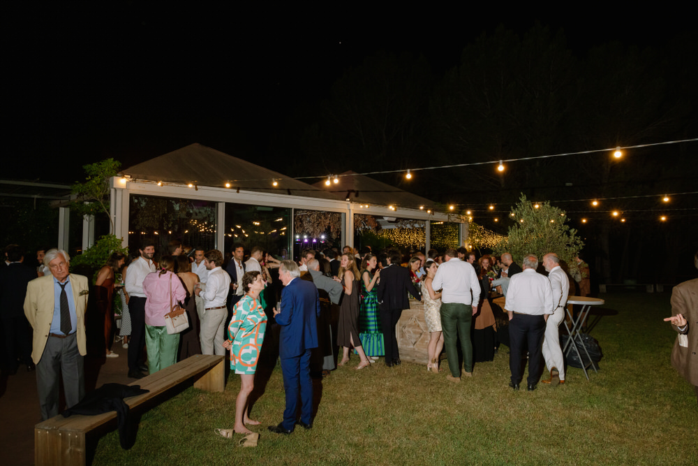 Mas Terrats finca de bodas en Girona de noche